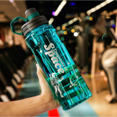 헤보모리 대용량 헬스보틀 운동물병 3000ml 휴대용물통 등산 외출 내열성, 그린, 1100ml