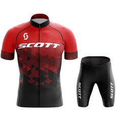 2023 SCOTT 사이클링 저지 세트 자전거 반팔 의류 Maillot 비브 반바지, 14 Summer Cycling set_01 XS