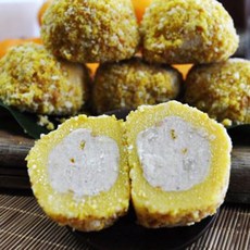 선물용 제주 쫀득찰떡 귤나와라뚝떡(40ea)+부직포포장, 1개, 2.4kg