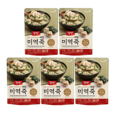 동원 양반 백합미역죽 420g x5봉, 1세트