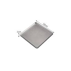 레트로 스퀘어 트레이 카페 스낵 케이크 플레이트 레스토랑 식기, 1개, 4.19x19CM