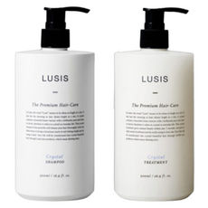 루시스 크리스탈 샴푸 500ml + 크리스탈 트리트먼트 500ml.