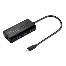 이지넷유비쿼터스 NEXT-TC313LAN USB Type-C 기가 랜카드 + USB3.0 허브 3포트 USB허브, 선택없음