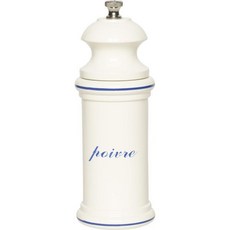 플레처스밀 프로방스칼 컬렉션 페퍼밀 6인치 파란색 포이브가 있는 흰색, 6 inch, white with blue "poivre", 1개