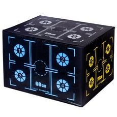  점핑박스 농구 점프 훈련 트레이닝 배구 높이뛰기 BOX, 내부 재활용 면 검정 