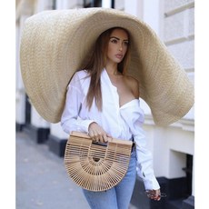 대형밀짚모자
