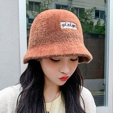 남자중년양털모자