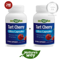  [2병] 네이처스웨이 타트체리 1200mg 90캡슐 몽모랑시 Tart Cherry, 1개, 기본, 90개 