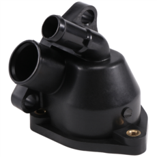 19320PNA003 Honda CR-V CRV 2.4L 2002 2003 2004 2005 2006 Civic 1.7L 2002-2005용 엔진 냉각수 서모스탯 하우징, 검은색, 1개