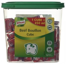 크노르 비프 스톡 고체 육수 60입 소고기 부용 큐브 Knorr, 1팩
