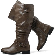 [관부가세포함] Luoika Women's Extra Wide Calf Knee High Boots Plus