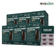 메이준뉴트리 슈퍼 초임계 쏘팔메토&옥타코사놀 플러스 전립선건강, 30정, 6개
