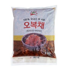 햇찬식품 100% 국내산 오복채 4kg 1봉 오복지, 1개