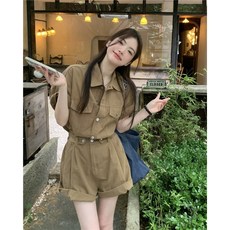 빈티지작업복점프슈트