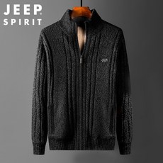 지프 남성의류 니트집업 기모스웨터 JEEPXY-0332