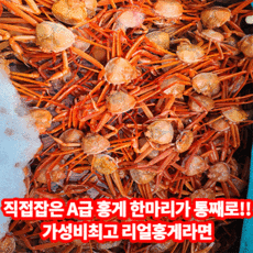 홍게품은라면