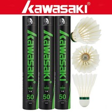 셔틀콕 kawasaki가와사키 배드민턴 왕자 50배드민턴 입문 초보자 훈련 학생용 보강, T01-12세트 77속도 왕자 50