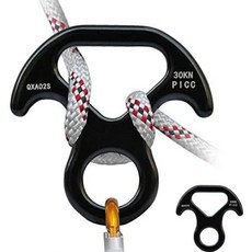 [아마존베스트]AOKWIT 30KN Rescue Figure 8 Descender Large Bent-Ear Belaying and Rappelling Gear Be