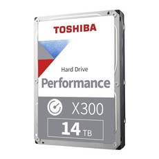 Toshiba N300 14TB NAS 8.9cm(3.5인치) 내장 하드 드라이브 - CMR SATA 6Gb/s 7200RPM 512MB 캐시 - HDWG51EXZSTA, 4 TB - toshibadt01aca100