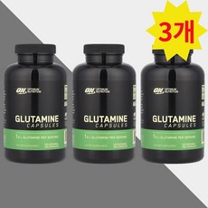 옵티멈뉴트리션 엘 글루타민 1000mg 240캡슐 아미노산 L Gultamine 3개, 240정