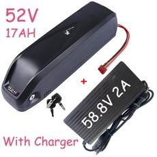 Hailong 전기 자전거 배터리 무료 충전기 18650 정품 배터리 36V 48V 52V 20AH 30A BMS 350W 500W 750W 100, 1개