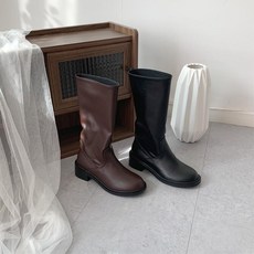 통넓은미들부츠