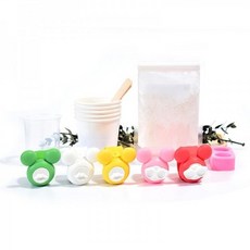 [캔들이케아] 내추럴 모기퇴치밴드 5개 만들기 DIY 세트, 1세트, A타입(그린,민트,블루,화이트2개)