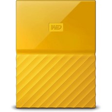 WD My Passport 3 TB 휴대용 하드 드라이브 및 PC용 자동 백업 소프트웨어 Xbox One 및 PlayStation 4 - 노란색, 단일옵션, 1