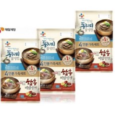무료배송[CJ동치미물냉면908g 2인분+함흥비빔냉면474g 2인분] X 3봉, 1개