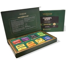 VAHDAM 고급티세트 선물세트 인도차 블랙티 오리지널 파운더스 셀렉션 8종 40티백, 1개
