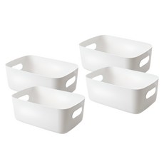 GOODLIVING 收納籃, Clova White, 4個