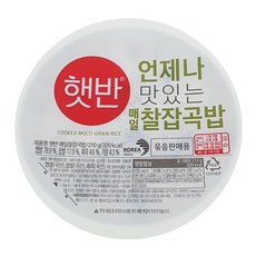 햇반 매일 찰잡곡밥, 210g, 48개