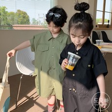 여자어린이점프슈트