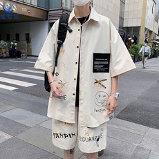 남자반팔셔츠세트