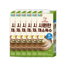 정식품 간단요리사 시원한 채소육수 950ml 6팩