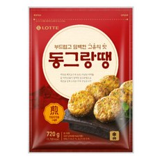 롯데 동그랑땡, 720g, 3개