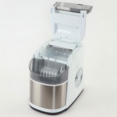 미니제빙기 12kg 가정용 사무실 휴대용 캠핑용 50kg 업소용 영업용 제빙기 아이스메이커, 1.비앙코화이트 12kg 제빙기