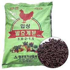 입상 발효 계분 10Kg (펠렛 발효계분 텃밭 거름 조경 과수 퇴비 )