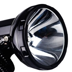 손전등 LED 슈퍼 브라이트 제논 휴대용 스포트라이트 사냥 캠핑 차량 탐조등 55W 75W 220W, 1개