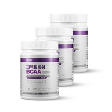 칼로바이 퍼펙트 파워 BCAA 6000 아미노산, 3개, 300g