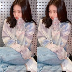 제니 타이다이 니트 가디건 카디건 가을 하객룩 선물 캠퍼스룩 V넥니트가디건