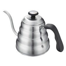 타임모어 스마트피쉬 핸드드립 600ml 전기포트, 1개, Yunduo 핸드 브루잉 주전자(은색 - 온도계 포함)