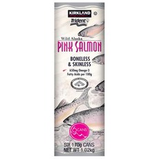 커클랜드 와일드 알라스칸 핑크 살몬 연어 통조림 Kirkland Wild Alaskan Pink Salmon, 1.02kg, 1개