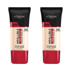 LOreal Liquid Foundation 미국 로레알 인팔리블 프로 매트 리퀴드 파운데이션 099 트루 도자기 30ml 2팩