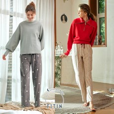 [피트인] 여성 벨보아 양면 기모팬츠 2종