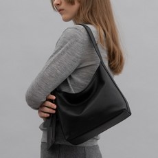 로서울 Mini pulpy hobo bag Black