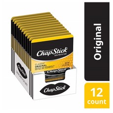 챕스틱 Chapstick 립밤 클래식 오리지널 4g 12개