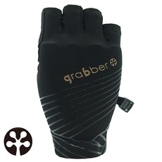 GRABBER(그랩버) 라이크라 반장갑 GB20FW06, 블랙