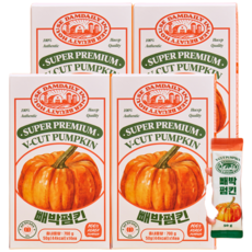 빼박펌킨 늙은 호박즙 액상스틱 붓기 저당음료 호박차 50g 14개입, 4박스, 700g