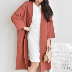 삐까삐까 노카라 린넨 베이직 로브